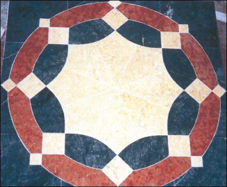 Мозаичные полы из натурального камня